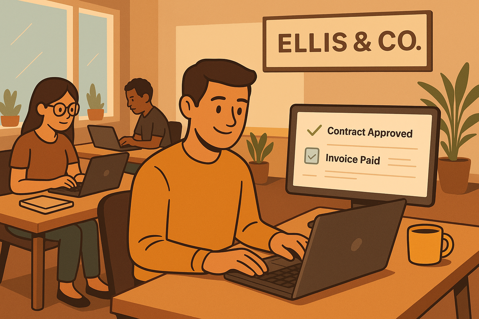 Creative agency using automation for contracts and invoicing